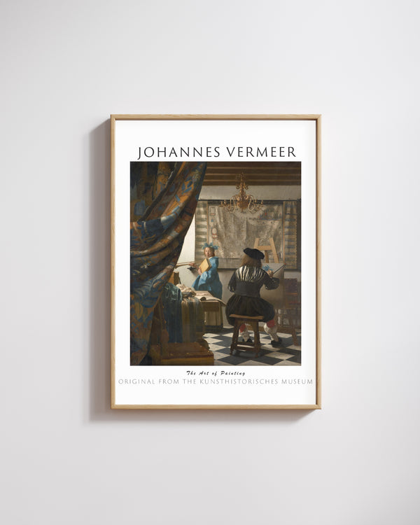 Johannes Vermeer - Resim Sanatı poster