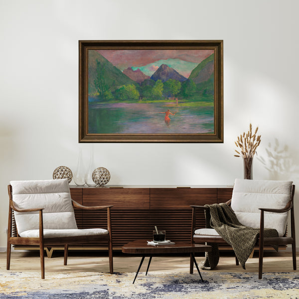 John La Farge - Tautira Nehri Girişi Fine Art Baskı