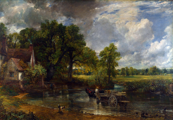 John Constable - Saman Arabası fine art baskı