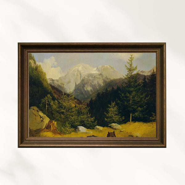 Josef Holzer - Hoher Göll Dağı Fine Art Baskı
