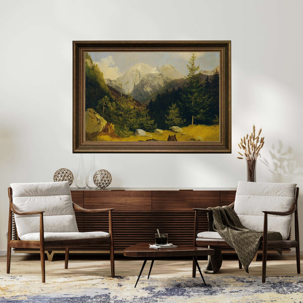 Josef Holzer - Hoher Göll Dağı Fine Art Baskı