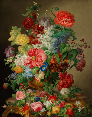 Josef Nigg - Çiçek Buketi fine art baskı