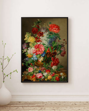 Josef Nigg - Çiçek Buketi fine art baskı