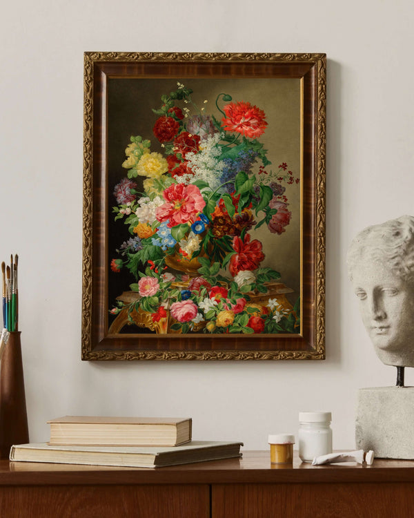 Josef Nigg - Çiçek Buketi fine art baskı
