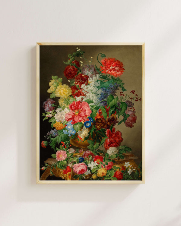 Josef Nigg - Çiçek Buketi fine art baskı