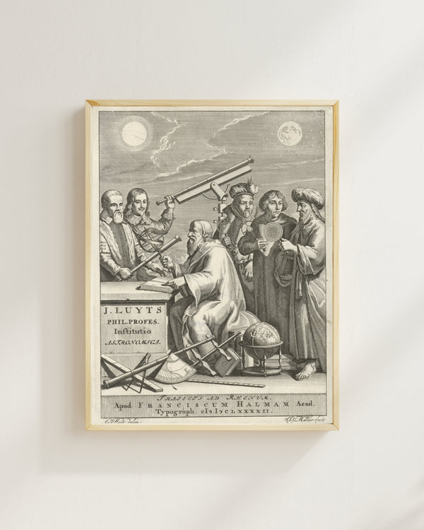 Joseph Mulder - Astronomi Eğitimi fine art baskı