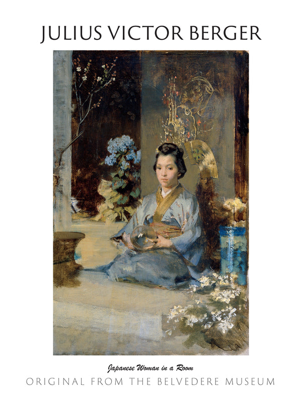 Julius Victor Berger-Bir Odada Japon Kadın