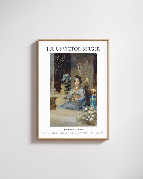 Julius Victor Berger-Bir Odada Japon Kadın