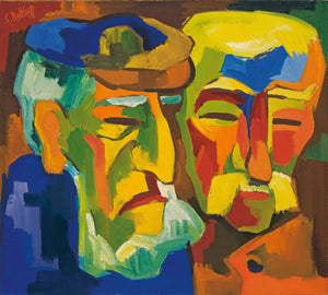 Karl Schmidt-Rottluff - Pomeranyalı Çiftçiler Fine Art Baskı