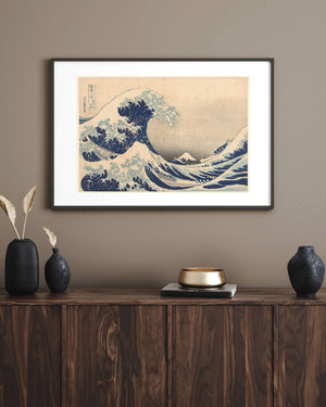 Katsushika Hokusai - Büyük Dalga çerçeve