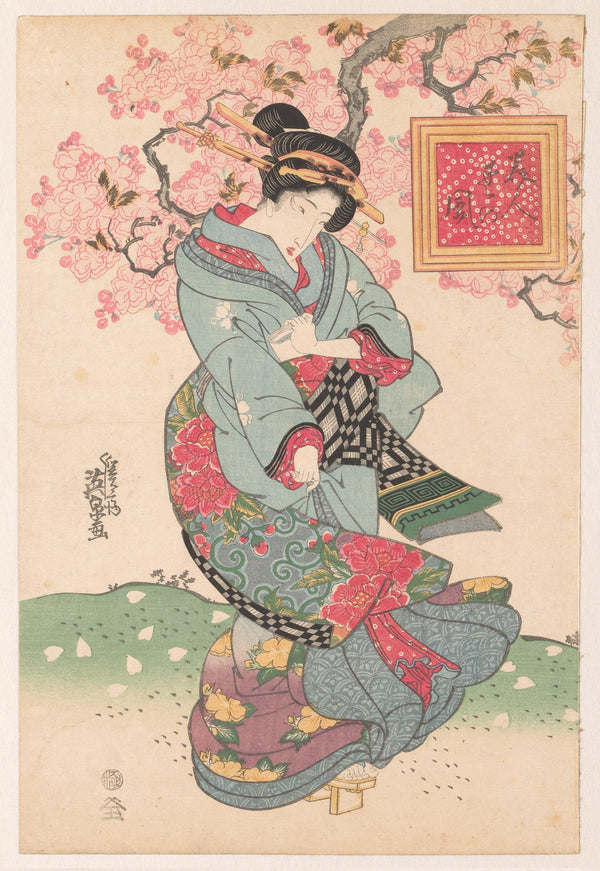 Keisai Eisen - Bahar Fırtınasında Güzeller