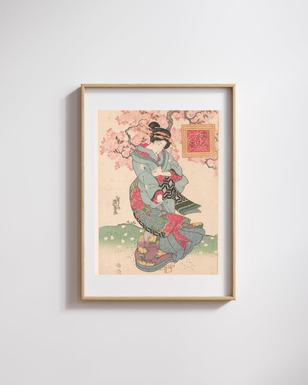 Keisai Eisen - Bahar Fırtınasında Güzeller