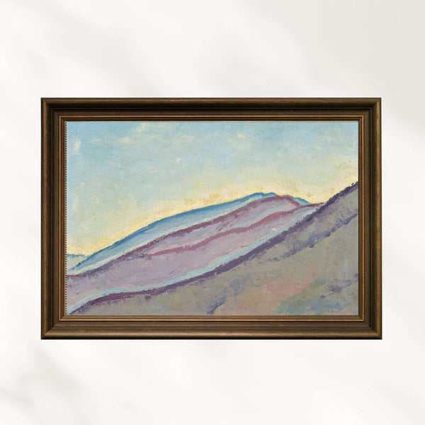 Koloman Moser - Dağ Yamaçları Fine Art Baskı