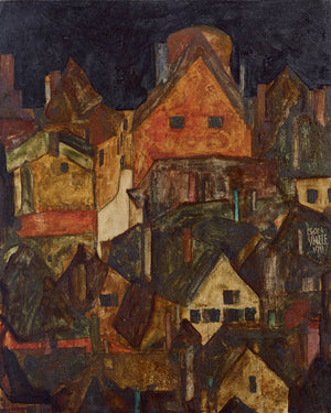 Egon Schiele - Dead City II (The Night Krumau)