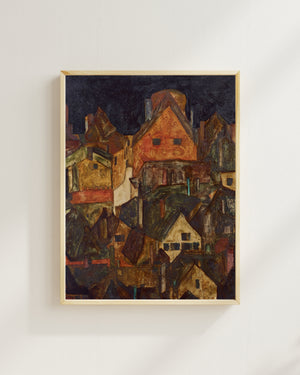 Egon Schiele - Dead City II (The Night Krumau)