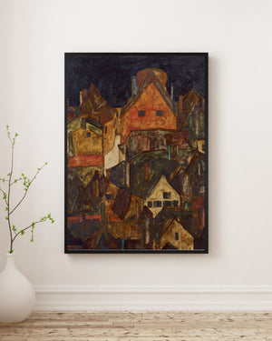 Egon Schiele - Dead City II (The Night Krumau)