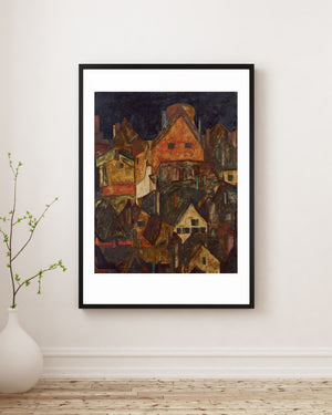 Egon Schiele - Dead City II (The Night Krumau)