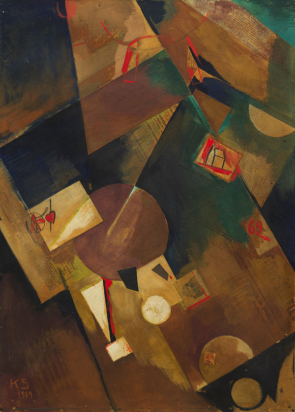 Kurt Schwitters - Merzbild 5 B Tablo