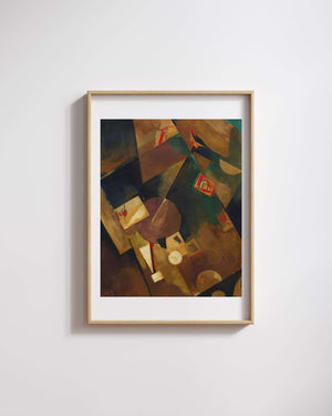 Kurt Schwitters - Merzbild 5 B Fine Art Baskı