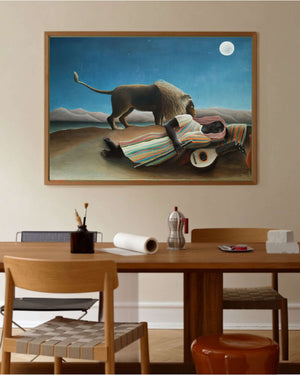 Henri Rousseau - Uyuyan Çingene Fine Art Baskı