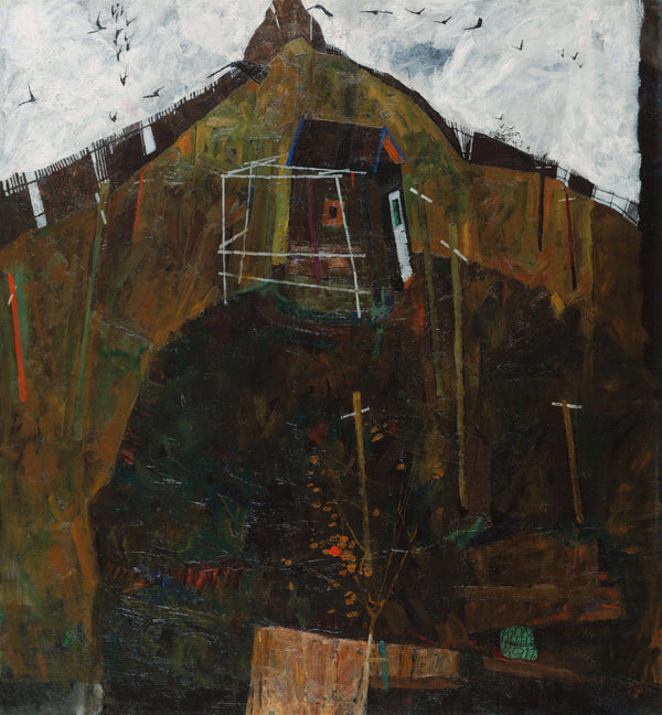 Egon Schiele - Kuzgunlu Manzara