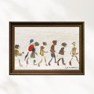 L.S. Lowry - Yürüyen Çocuklar poster