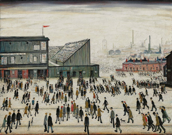 L.S Lowry - Maça Gidiş Fine Art Baskı