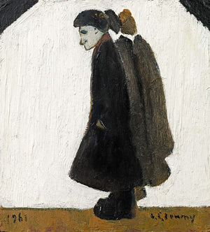 L. S. Lowry - Bir Şeye Bakan Adam resim
