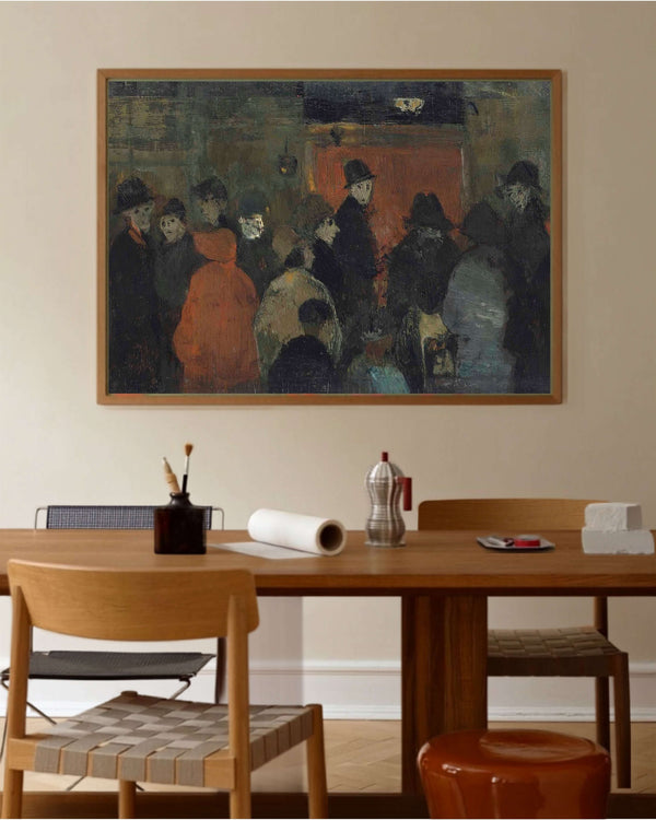 L. S. Lowry - Kalabalık Fine Art Baskı