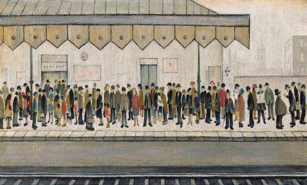 L. S. Lowry - Tren Peronu Fine Art Baskı