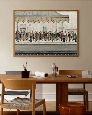 L. S. Lowry - Tren Peronu Fine Art Baskı