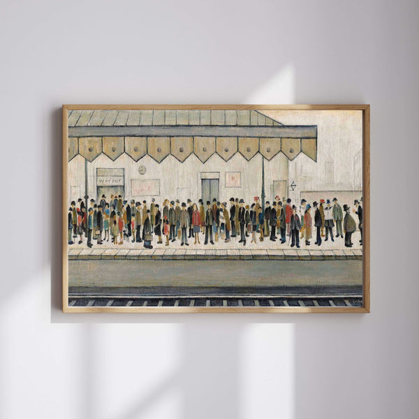 L. S. Lowry - Tren Peronu Fine Art Baskı