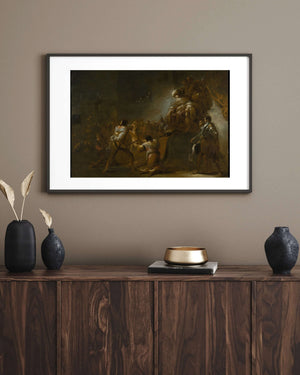 Leonaert Bramer - Süleyman’ın Hükmü Fine Art Baskı
