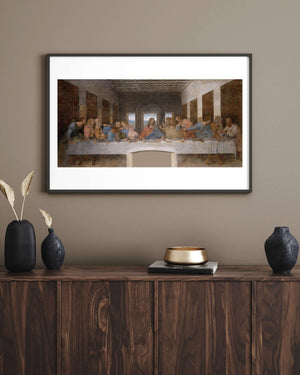 Leonardo da Vinci - Son Akşam Yemeği fine art baskı