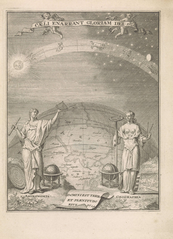 Leonardus Valck - Astronomi ve Coğrafya Tablo