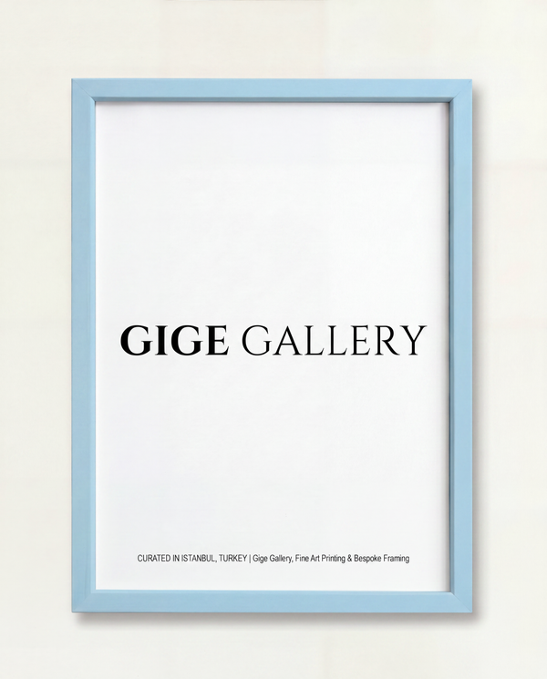 Light Blue Wood Frame