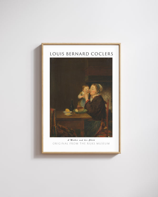 Louis Bernard Coclers - Bir Anne ve Çocuğu poster