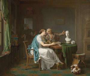 Louis Moritz - Çizim Dersi Tablo