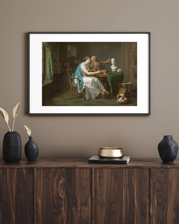 Louis Moritz - Çizim Dersi Fine Art Baskı