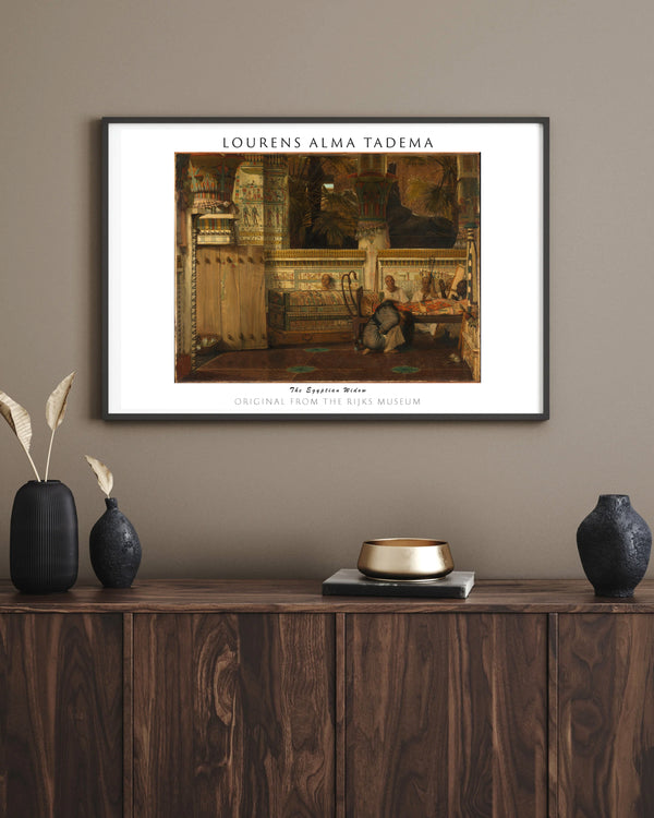 Lourens Alma Tadema - Mısırlı Dul Kadın çerçeve