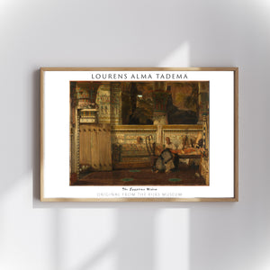 Lourens Alma Tadema - Mısırlı Dul Kadın poster