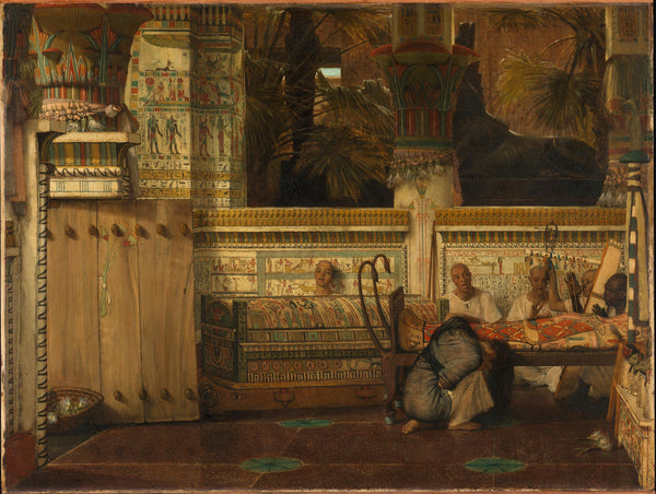 Lourens Alma Tadema - Mısırlı Dul Kadın tablo
