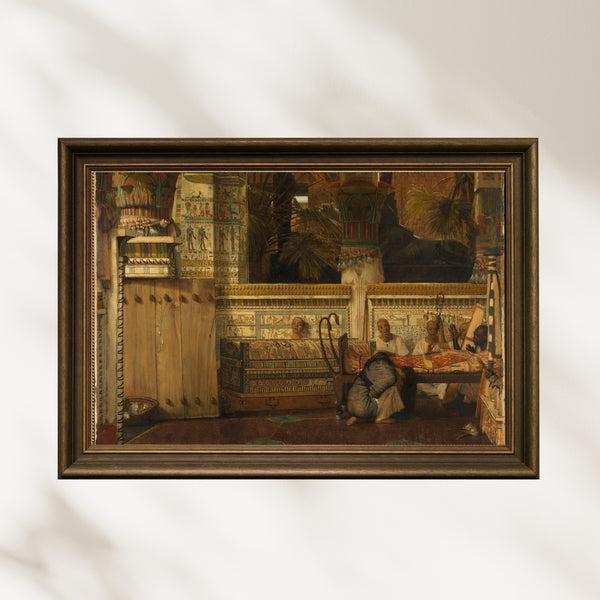 Lourens Alma Tadema - Mısırlı Dul Kadın