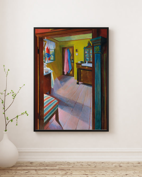 Ludwig Ferdinand Graf - Kırsal İç Mekan poster