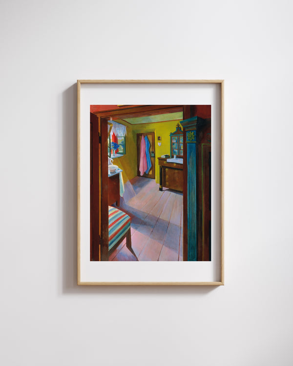 Ludwig Ferdinand Graf - Kırsal İç Mekan fine art baskı