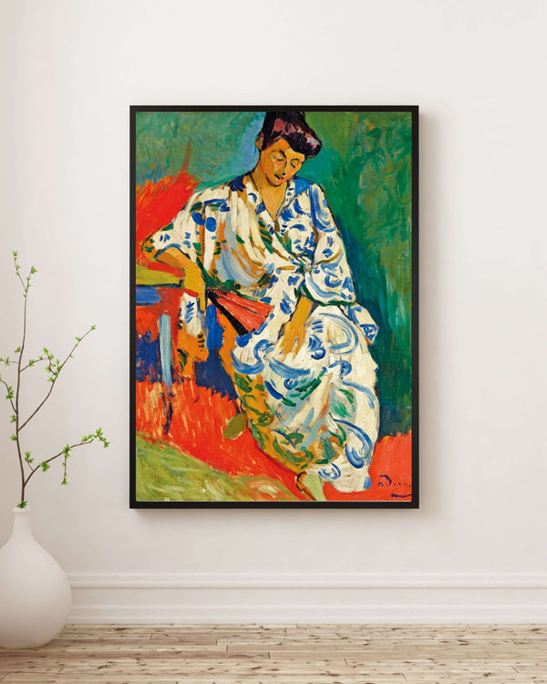 André Derain - Kimonolu Madame Matisse Fine Art Baskı
