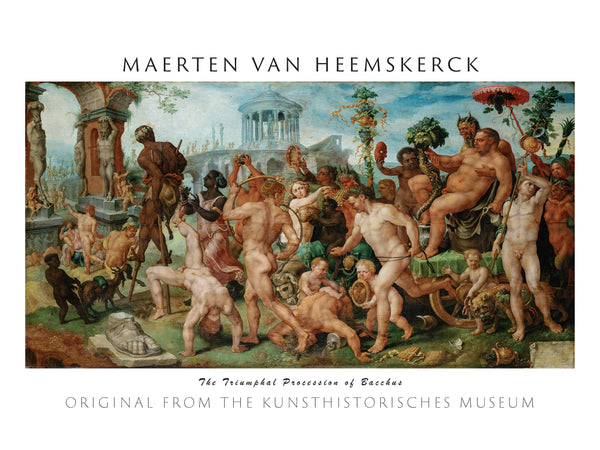 Maerten van Heemskerck - Bacchus’un Zafer Alayı fine art baskı