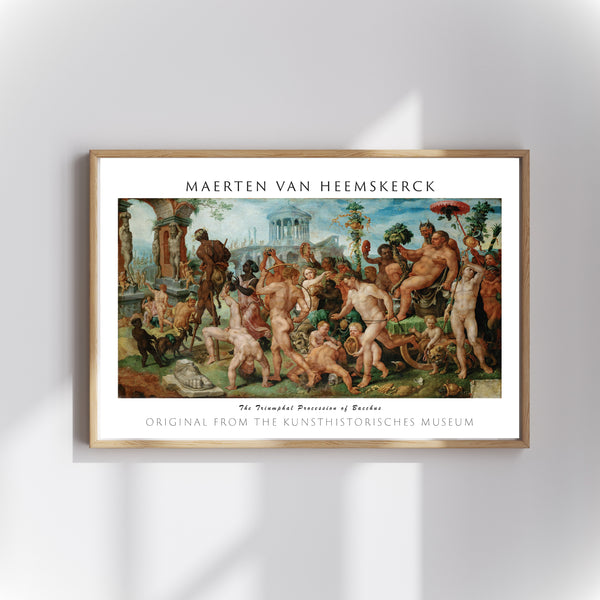 Maerten van Heemskerck - Bacchus’un Zafer Alayı poster