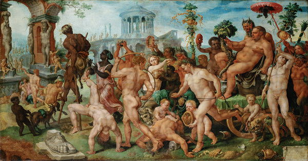 Maerten van Heemskerck - Bacchus’un Zafer Alayı tablo