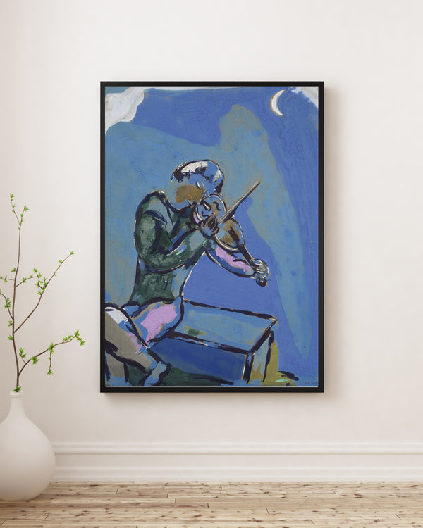 Marc Chagall - Mavi Kemancı